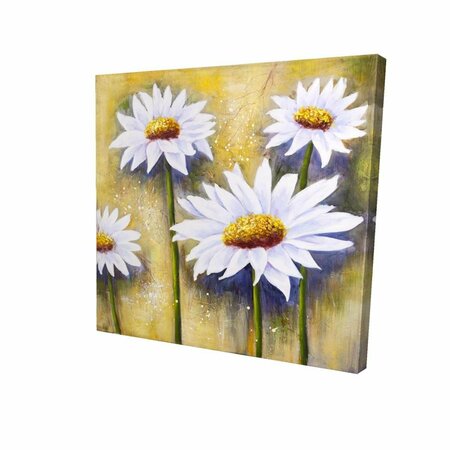 FONDO 16 x 16 in. Daisies At Sun-Print on Canvas FO2790542